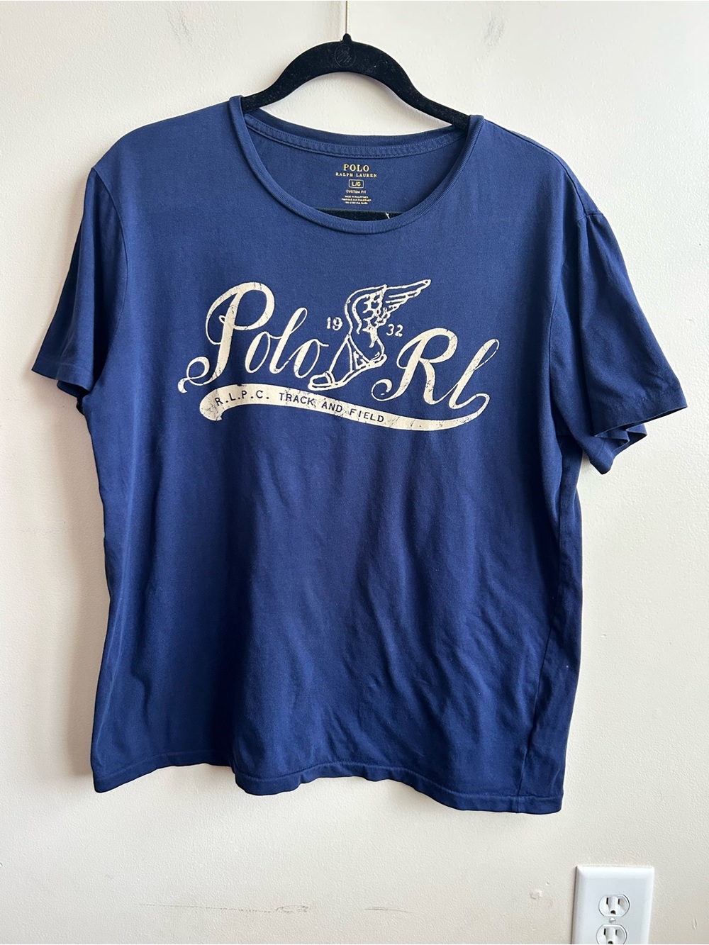 Polo Ralph Lauren Men’s Track And Field Custom Fit T-Shirt L